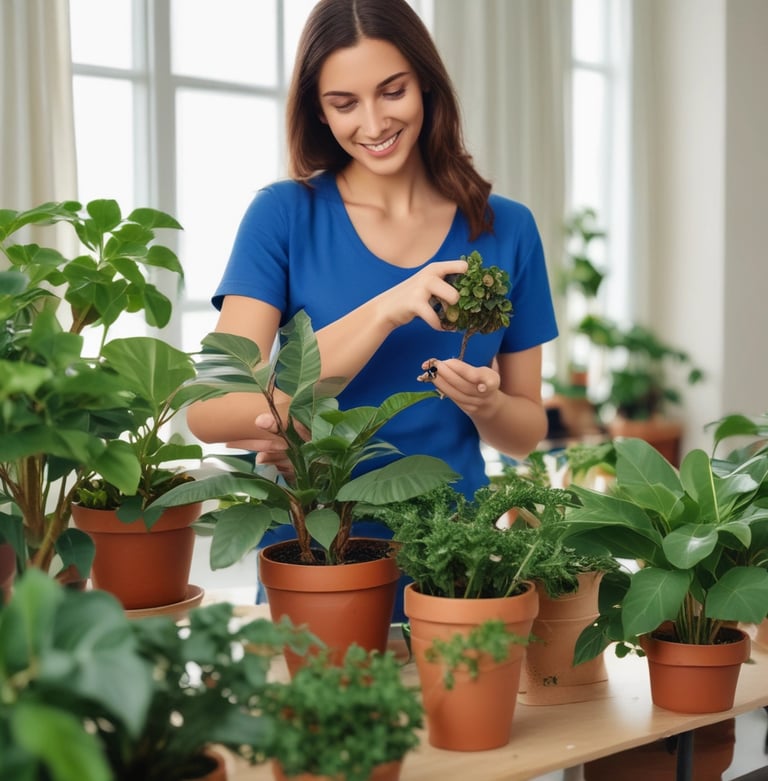 how to fix brown tips on indoor plants