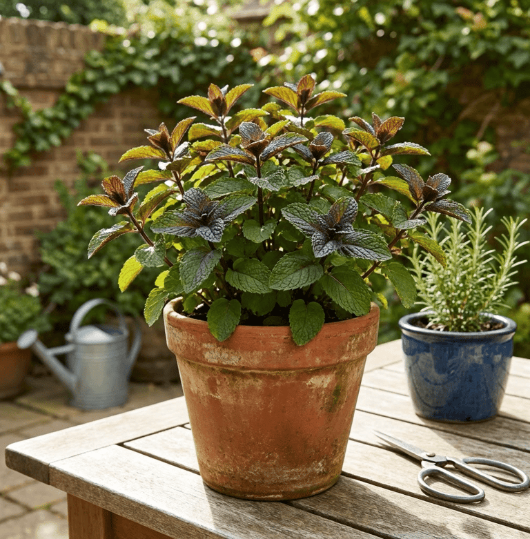 Growing Chocolate Mint in Containers