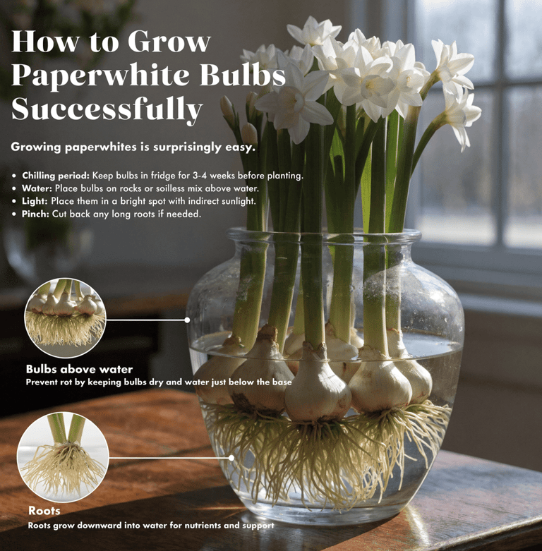 How to Grow Paperwhite Bulbs Successfully