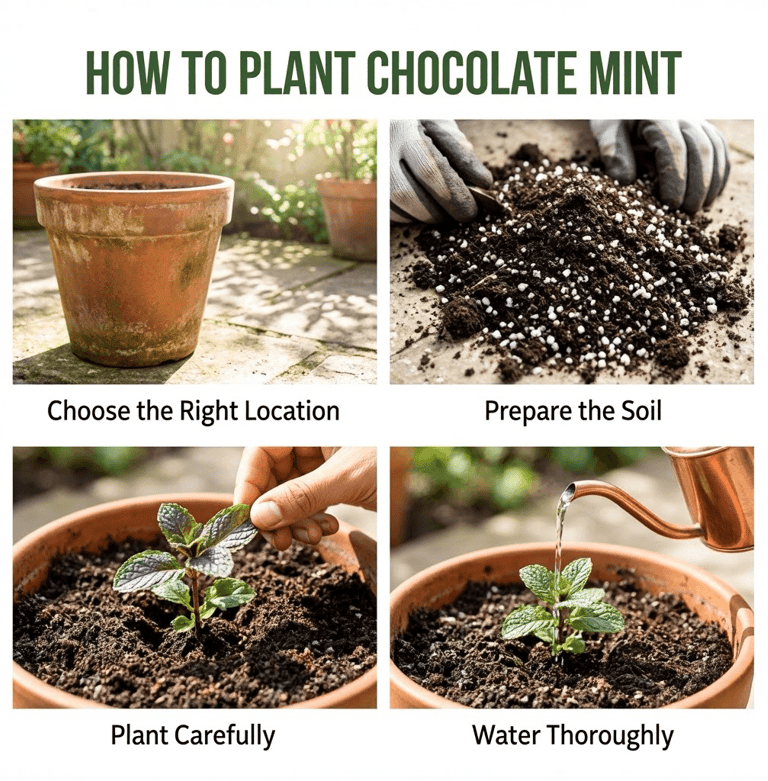 How to Plant Chocolate Mint
