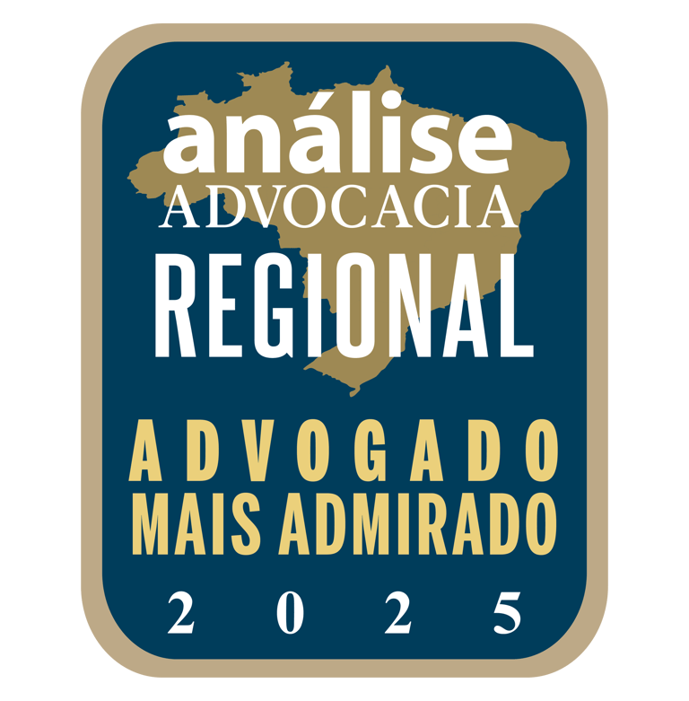 Selo Análise Advocacia Regional - Advogado Mais Admirado 2025