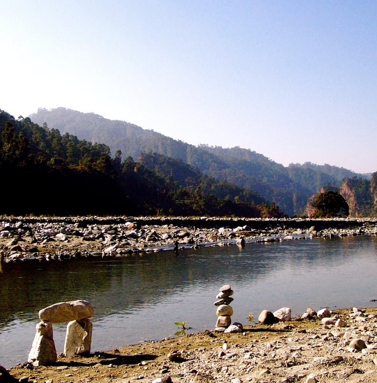 Gautam Ganga River, Hairakhan, Kumaon Himalayas, India