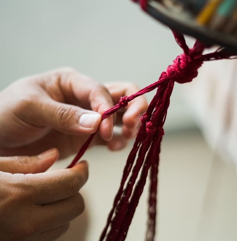 Taller de Joyería de Macramé