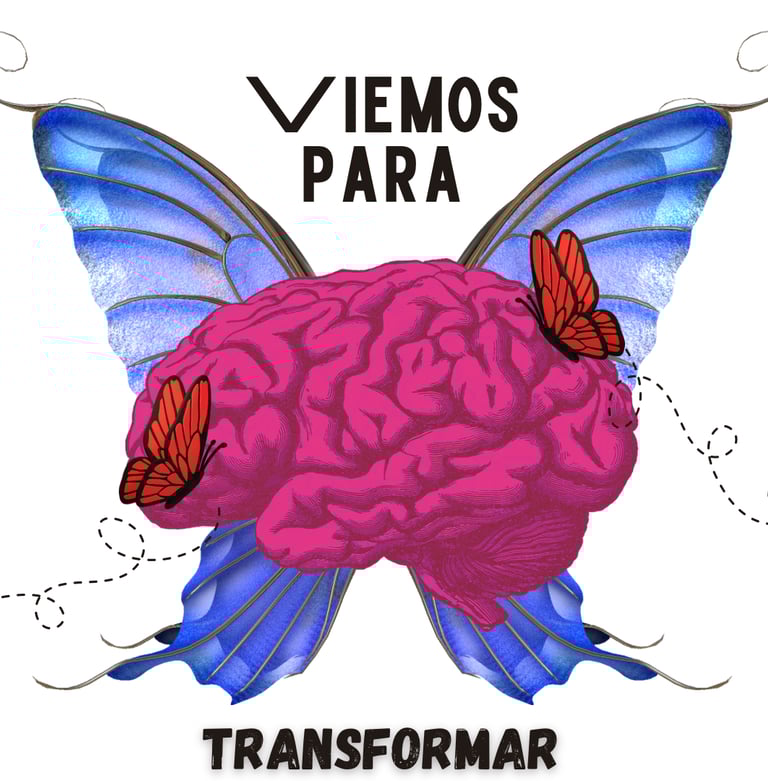 Imagem de uma borboleta, busca transmitir a ideia de uma transformação positiva.