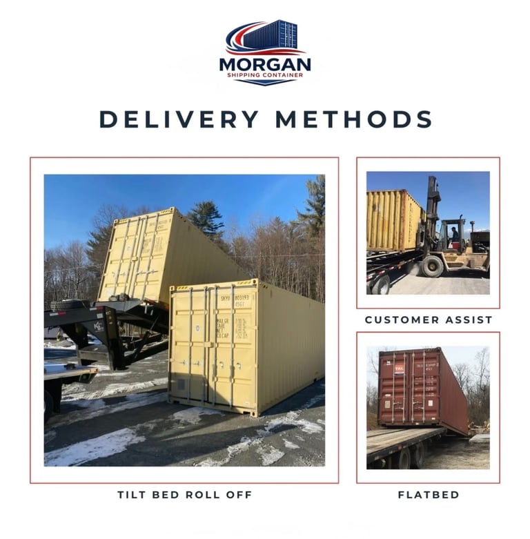 Morgan Shipping Container Delivery Methid