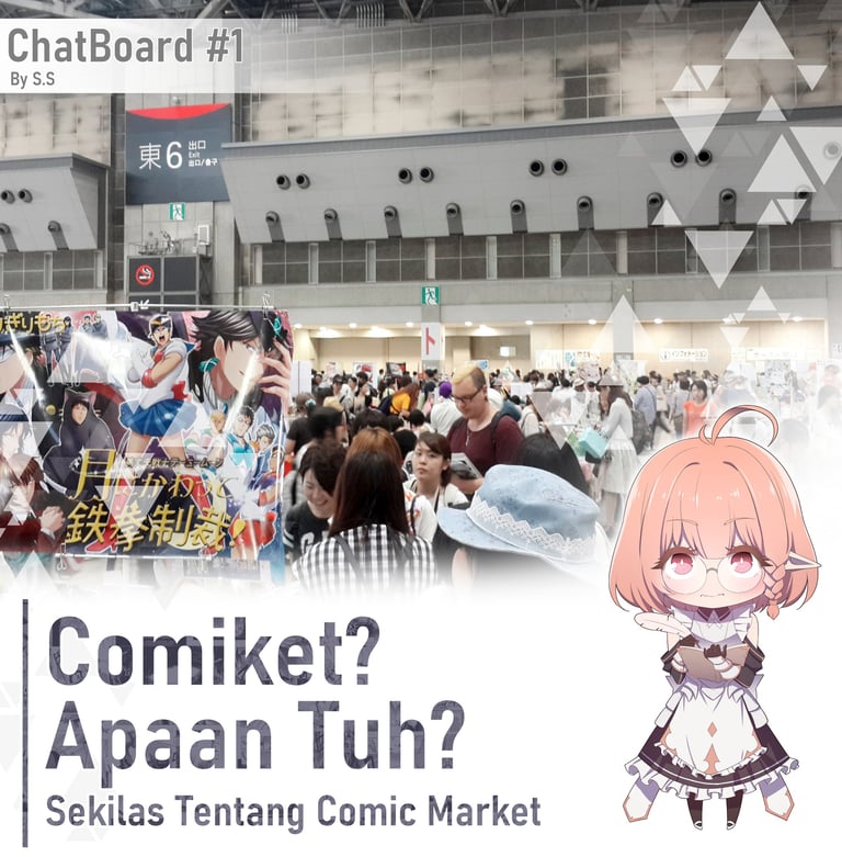 Sekilas Comic Market, Comiket, anime, manga, komik, kreatif, komunitas, Jepang, webtoon