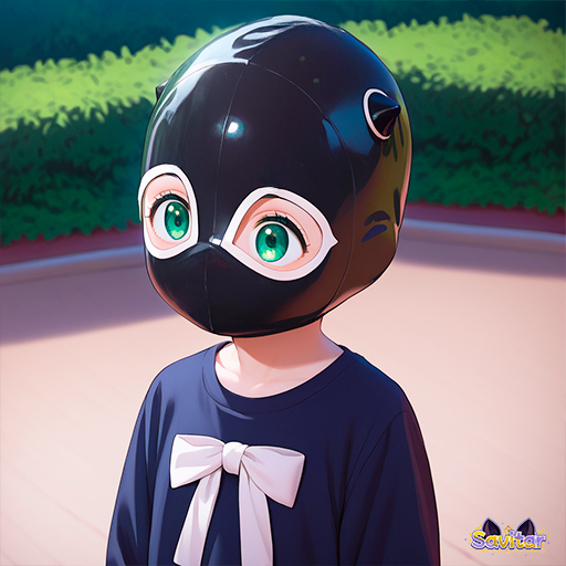 Anya Forger with latex mask