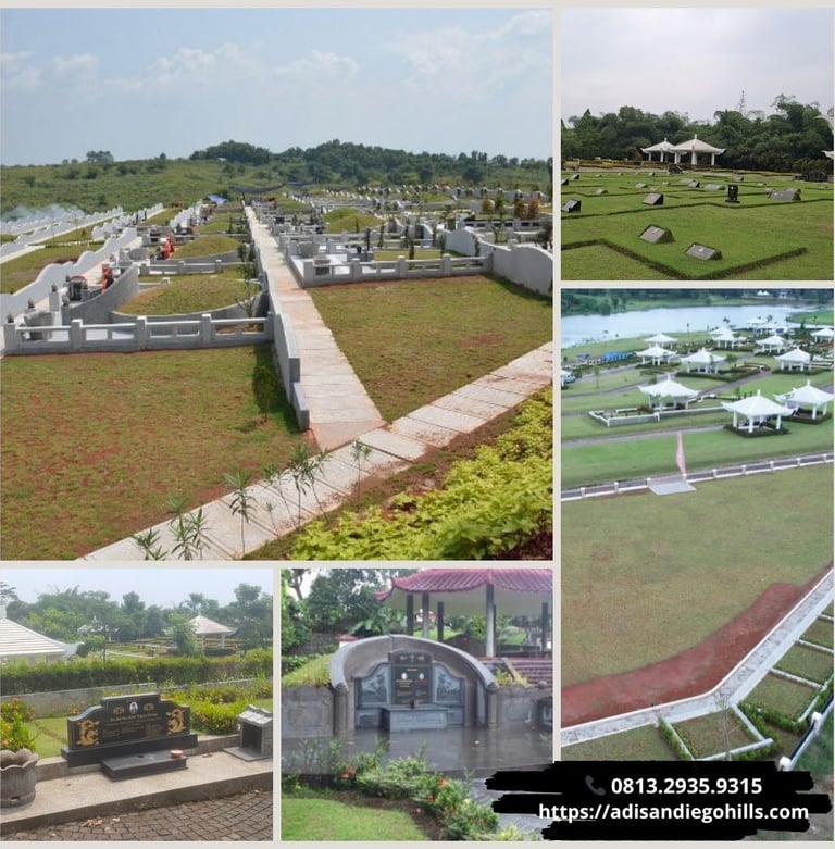 san diego hills memorial park karawang pemakaman modern menyerupai taman indah