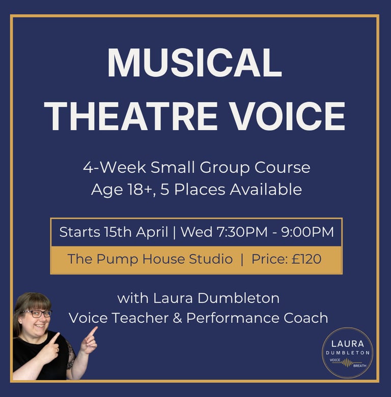 Musical Theatre Voice, 4-week course in Louth, Lincolnshire