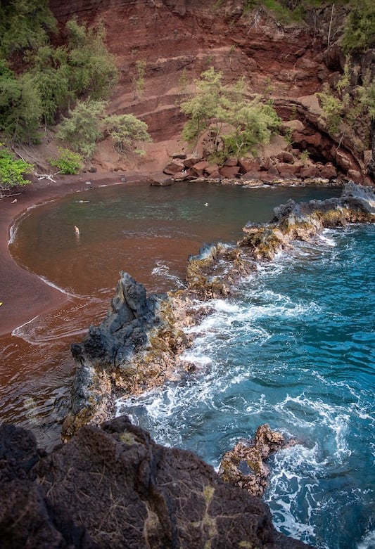 Red Sand Beach Maui Hawai'i