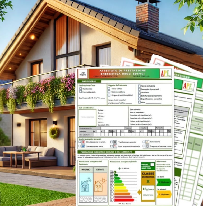 certificazione energetica, APE