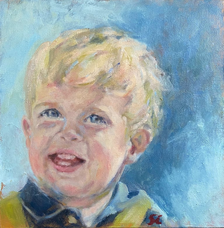 Sybille Ingold portraitiste enfant - Joseph