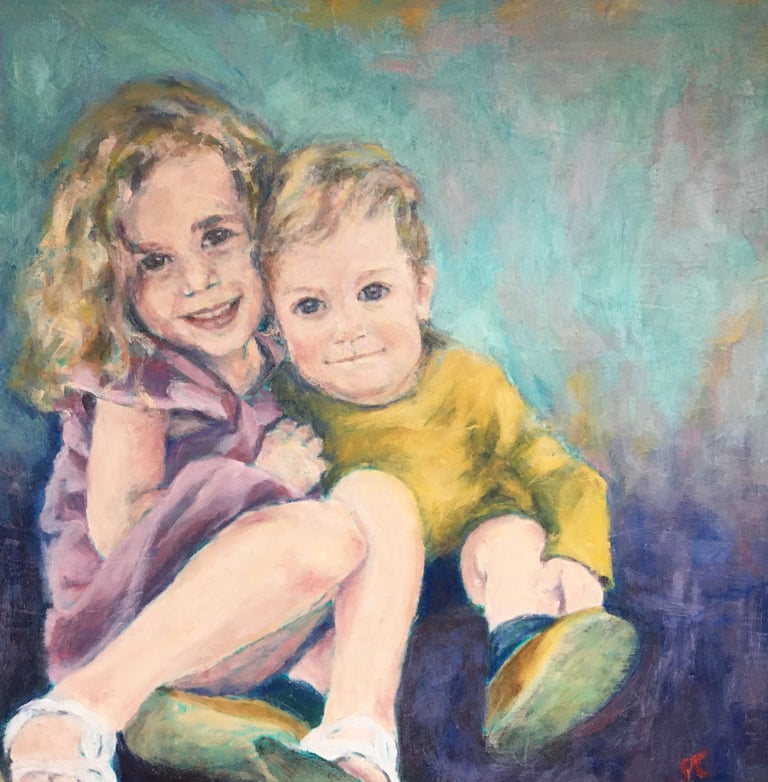 sybille ingold portraitiste raphaelle et timothée