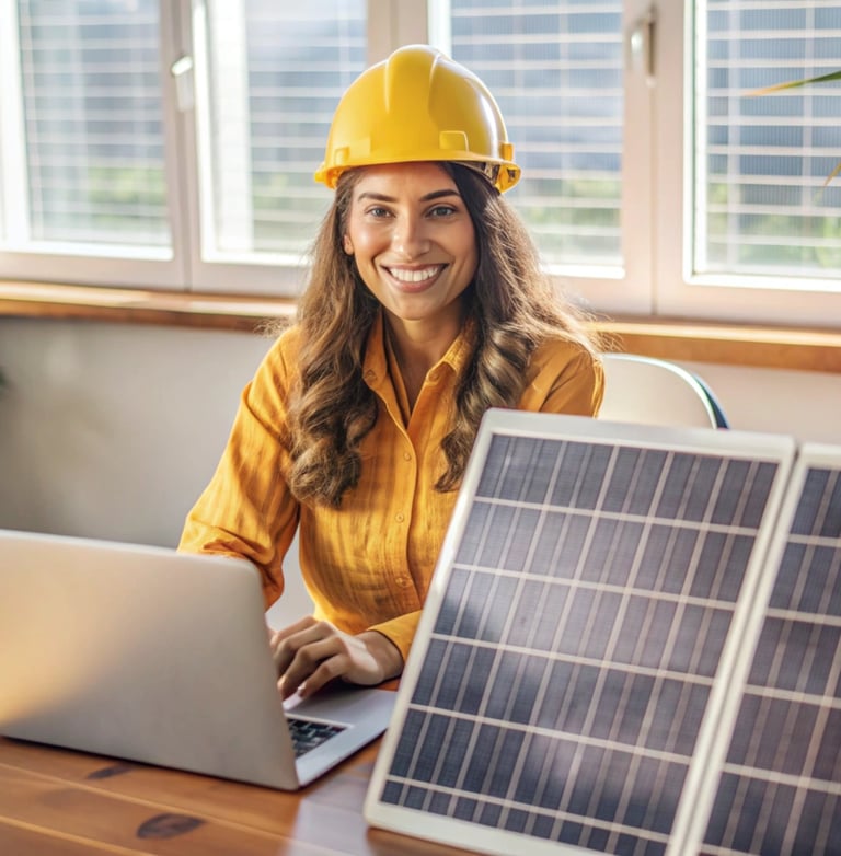 escritório de energia solar