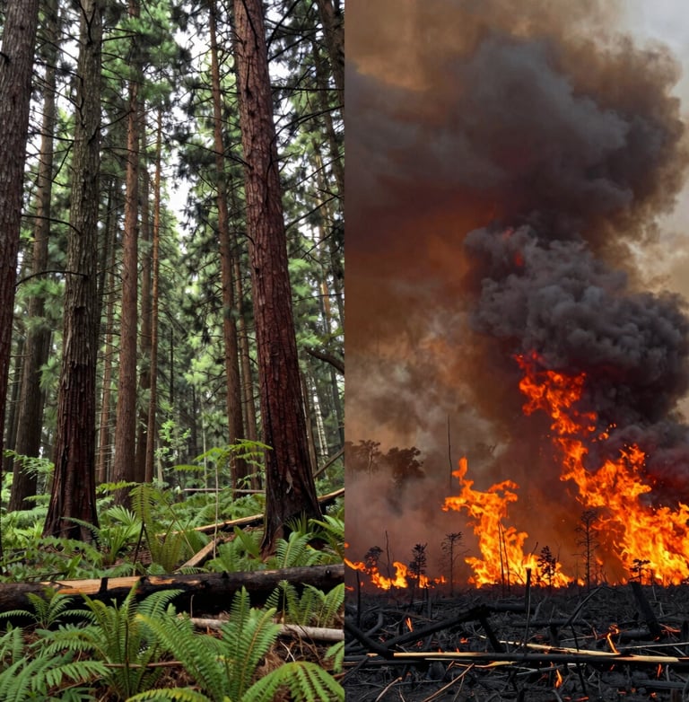 Maine forests face a growing risk of wildfires, in 2025, Maine experienced over 750 wildfires.