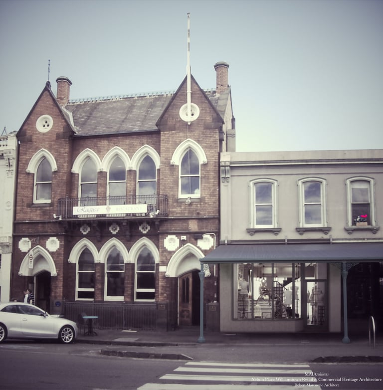 Williamstown Nelson Place Heritage Architecture, Shop, Apartments, Offices & Studio MAIArchitects