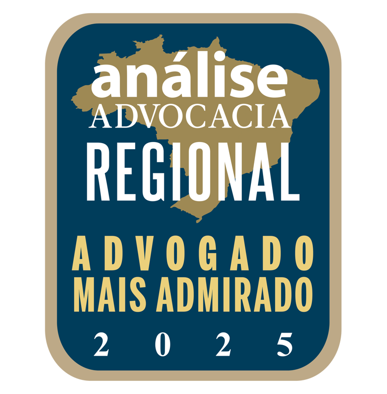 Selo Análise Advocacia Regional - Advogado Mais Admirado 2025