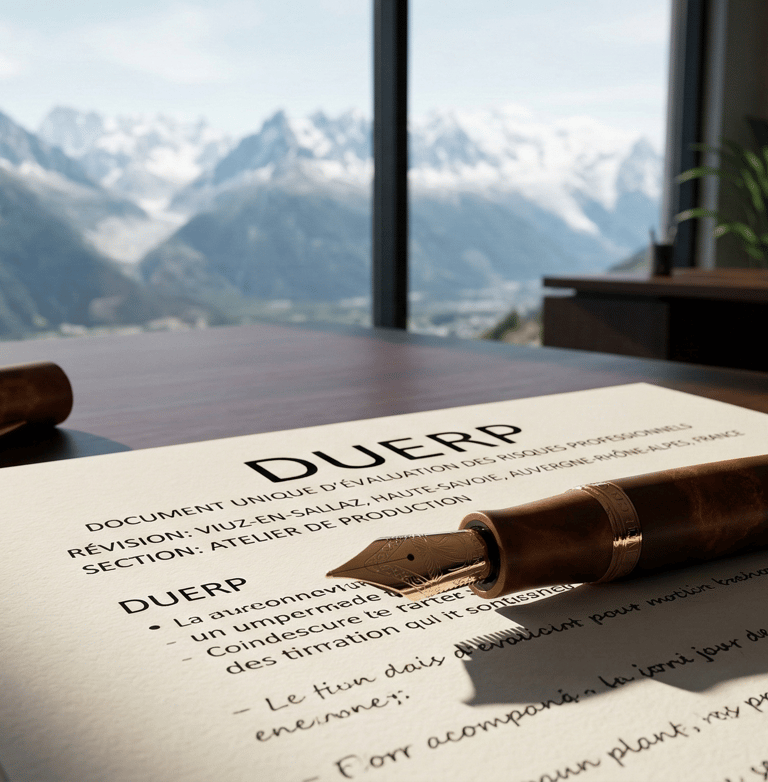 accompagnement DUERP entreprise Haute-Savoie