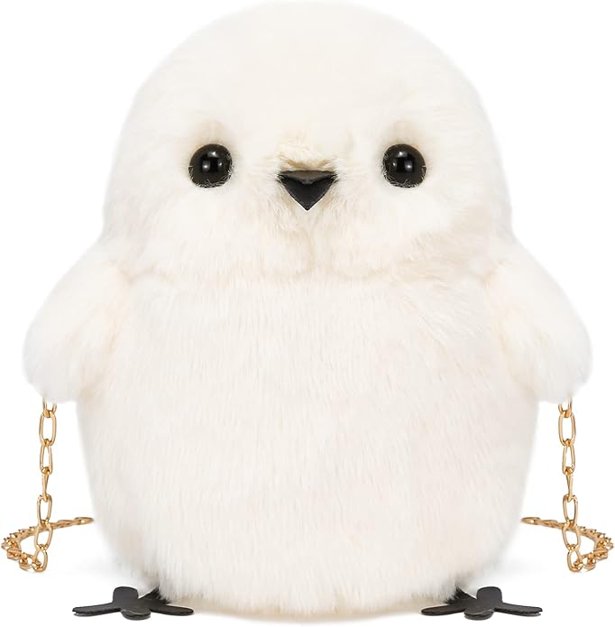 Harajuku Bag : Cute Plush Crossbody Chic Purse. Small Shoulder Bag