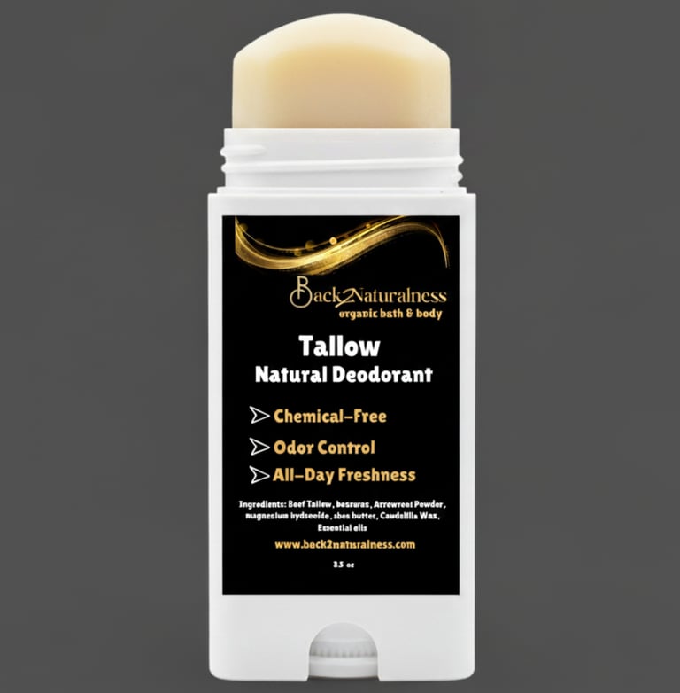 image of back2naturalness Tallow Natural Deodorant