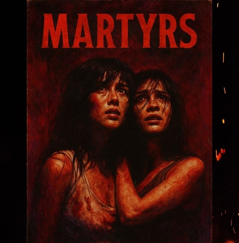 a movie poster of the movie: MARTYRS - Two Scared Women