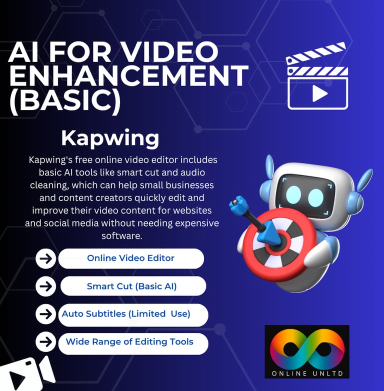 Kapwing AI video editor