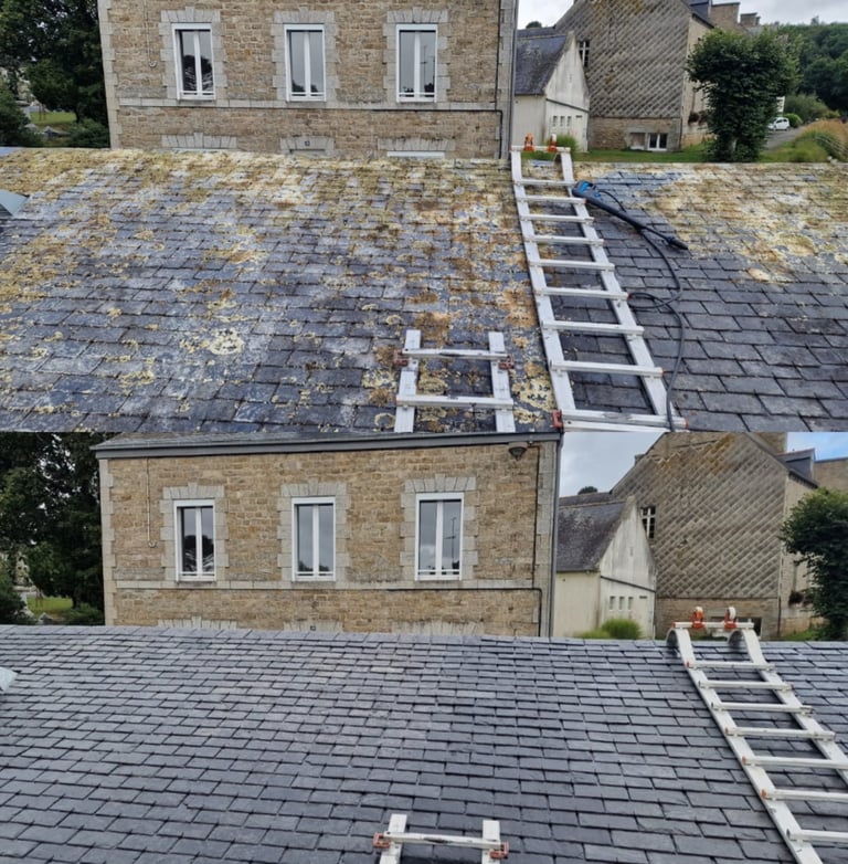 nettoyage toiture ROSTRENEN 22110