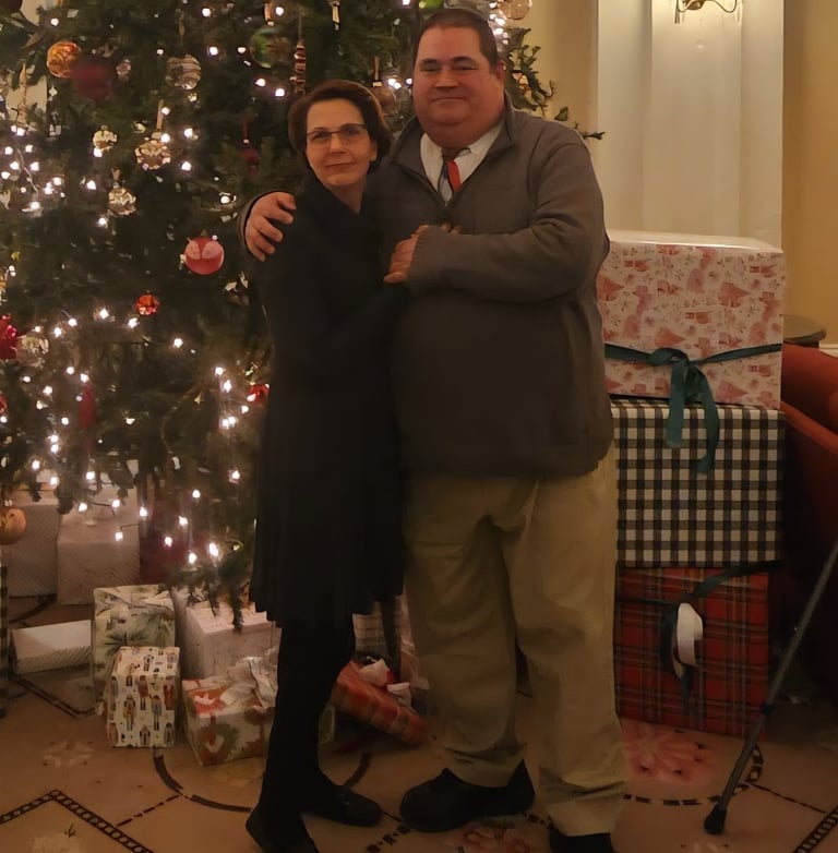 Pastor and his wife at a Christmas concert