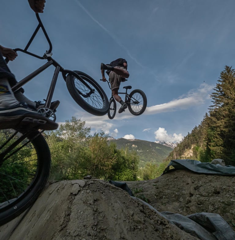Cours de BMX pour adultes à Verbier en Suisse 