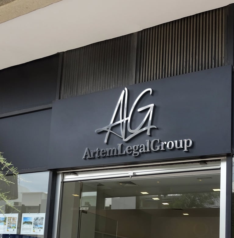 a large sign on the side of a building