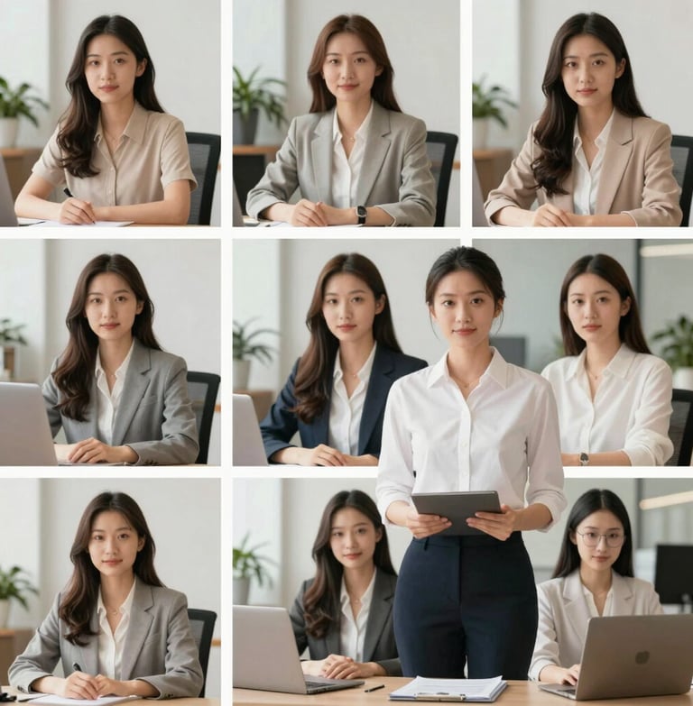 A welcoming consultant at Hashim Global Consultants ready to assist a student with visa paperwork.