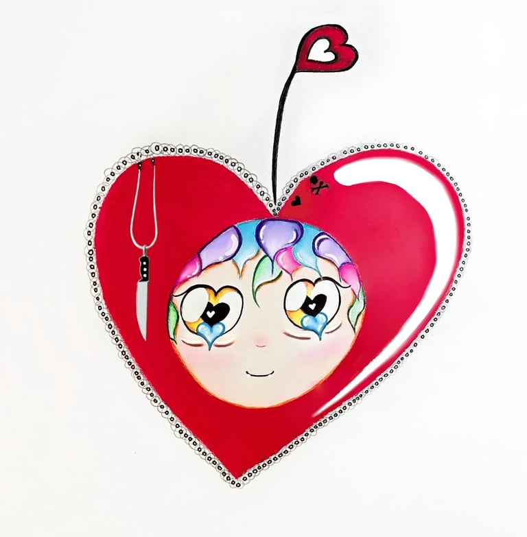 love is blind oniya illustration