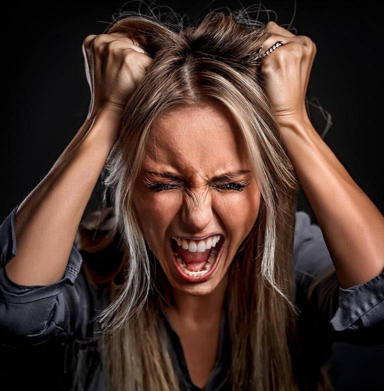femme stress charge mentale