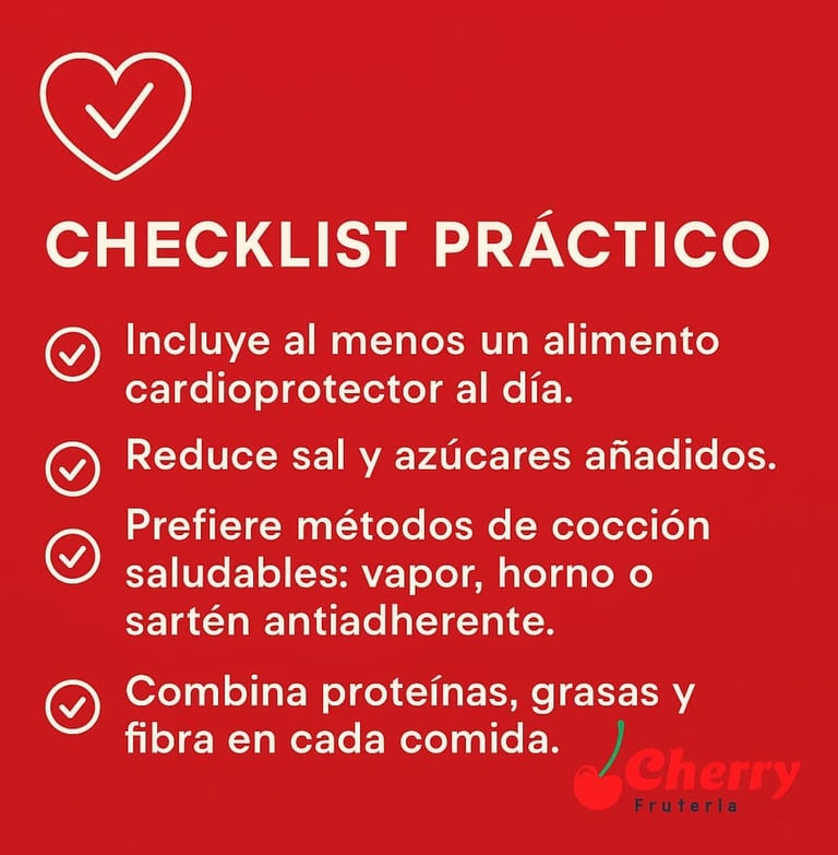  Infografía con consejos para proteger el corazón.