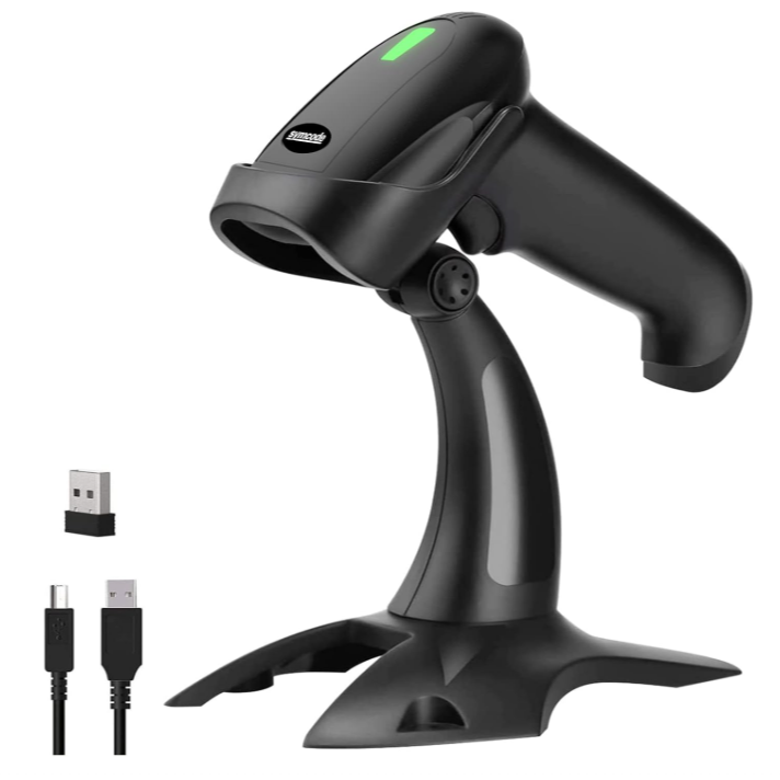 Barcode scanner used with a point of sale system