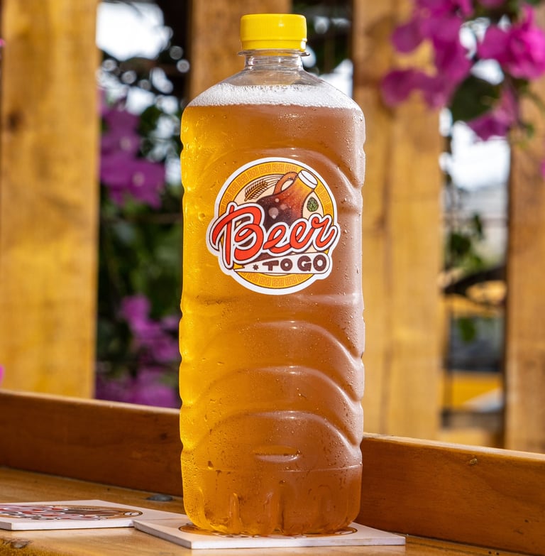 Botella Plástica de cerveza