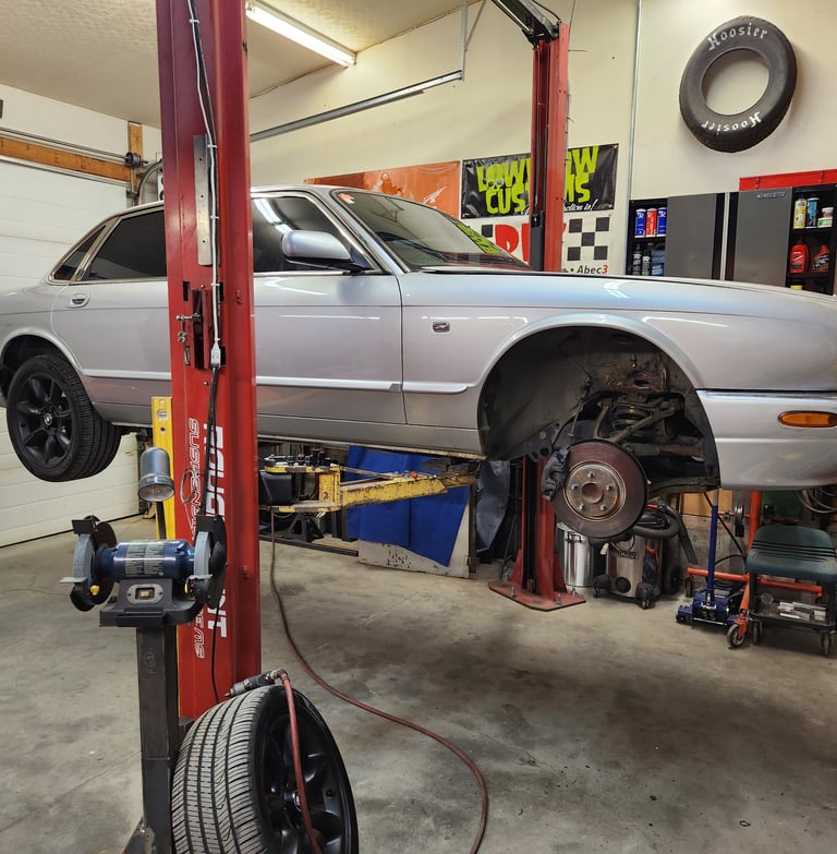 Jaguar frame rust repair