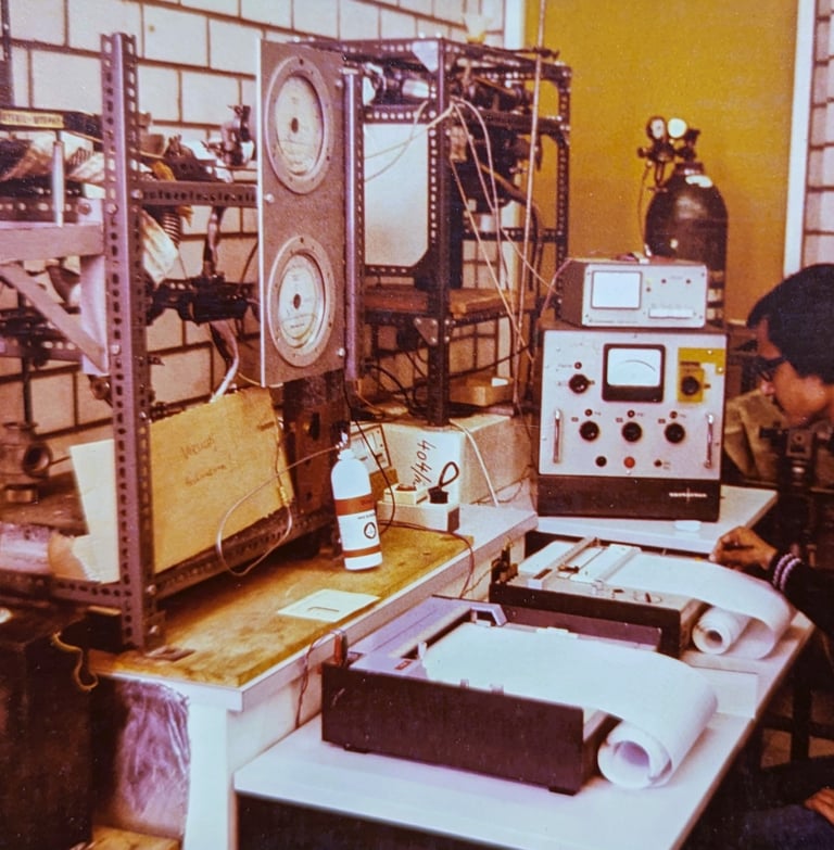 Prof. Dr. T.K. Pal at his Laboratory in Darmstadt Germany