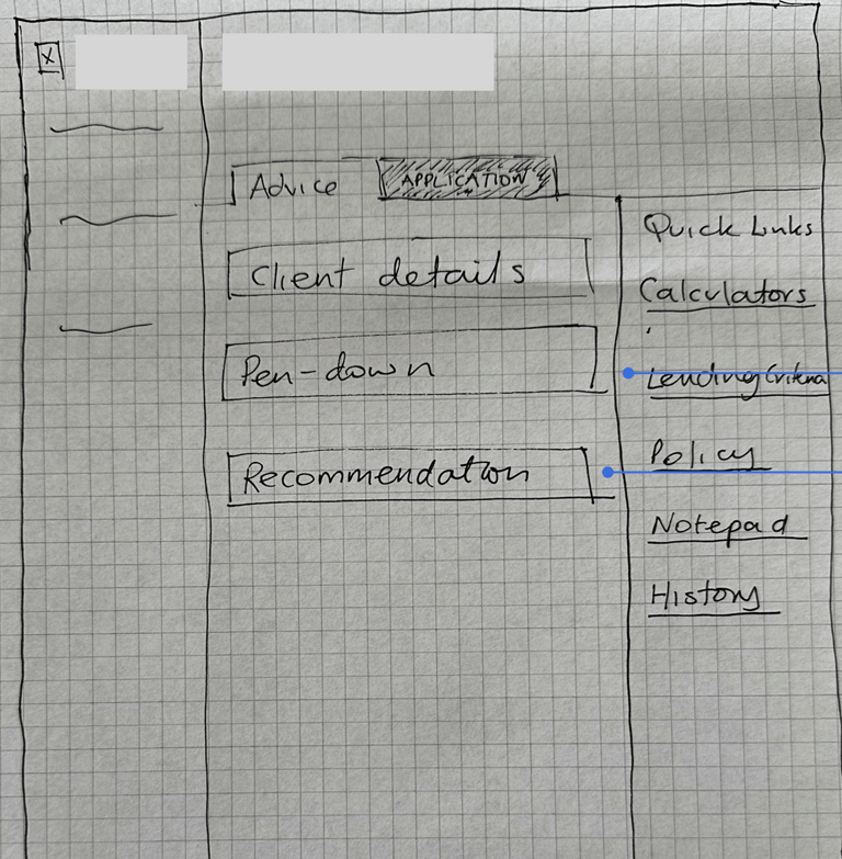 Sketch of the digital capture tool
