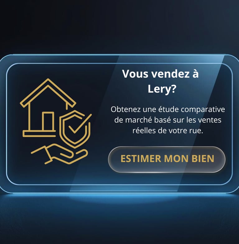 Vendre immobilier Lery