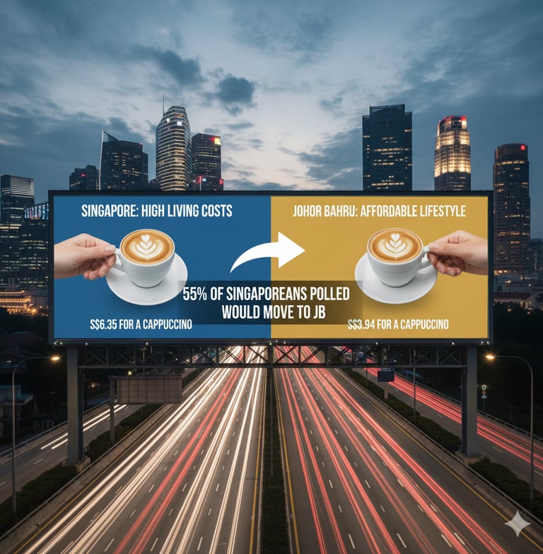 Singaporean living in Johor Bahru while working in Singapore