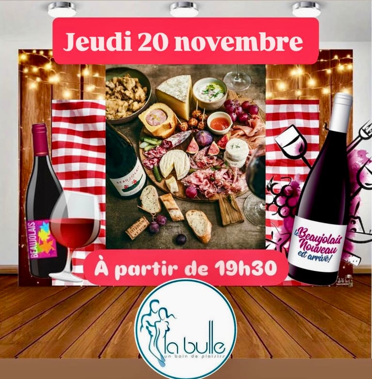 La Bulle Sauna Soirée Beaujolais nouveau