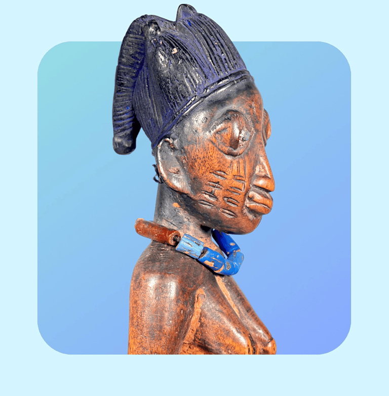 idowu figure in the twin's cult of the yoruba of nigeria