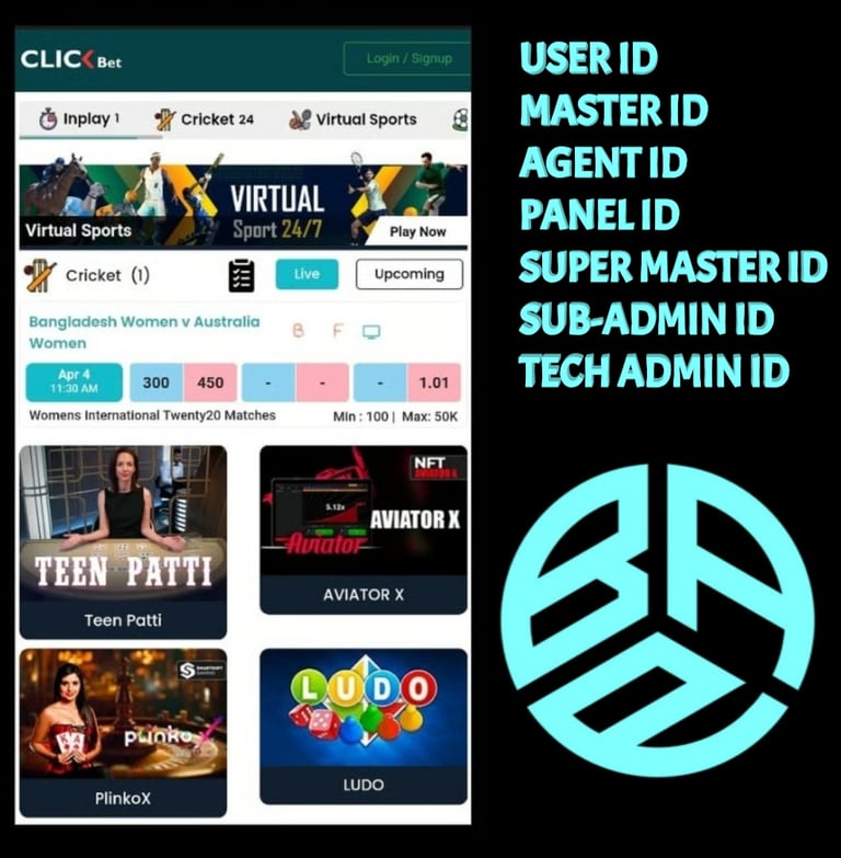 ClickBet: भारत की सबसे विश्वसनीय ऑनलाइन बेटिंग आईडी सर्विस | मास्टर और एडमिन आईडी की पूरी जानकारी
