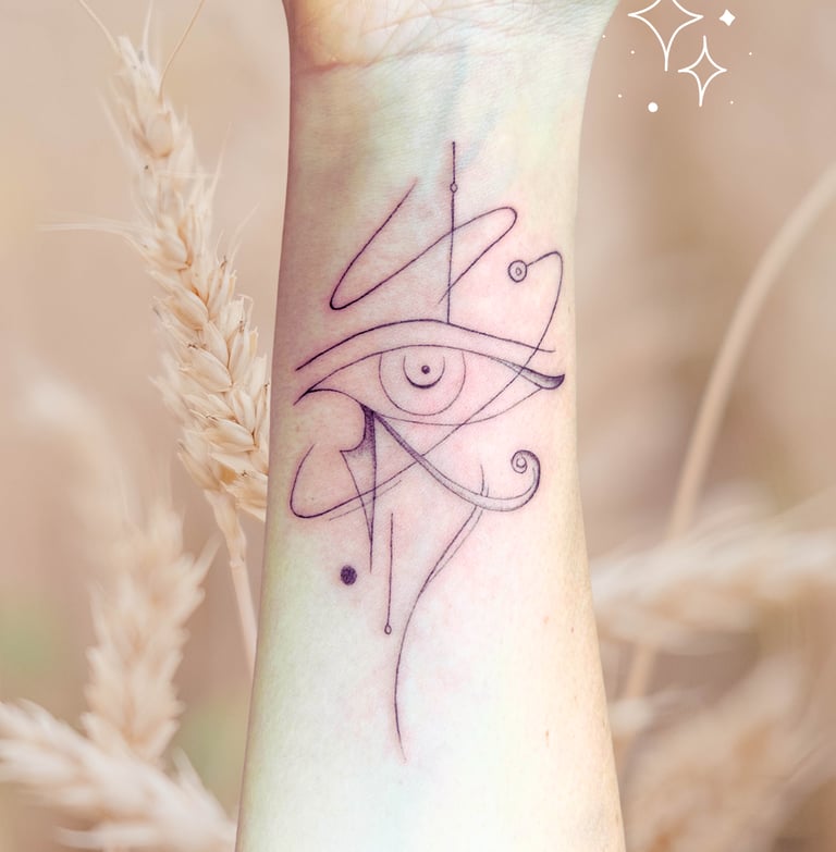 Tatouage symbole poétique studio fineline Vendée