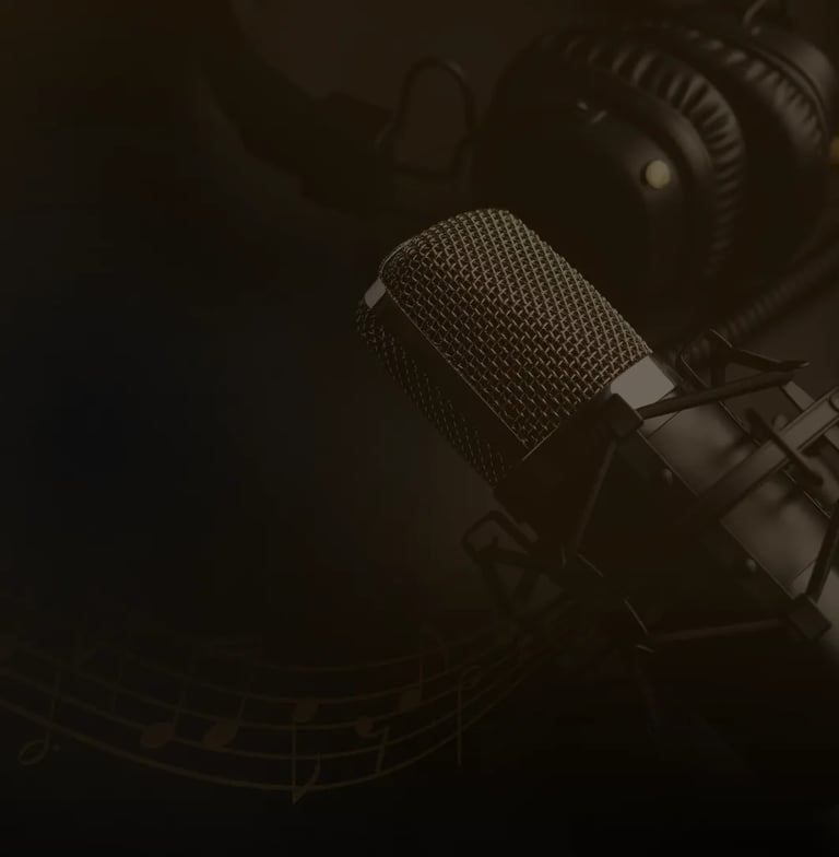 CIemne zdjęcie przedstawiające Neumann mikrofon pojemnościowy