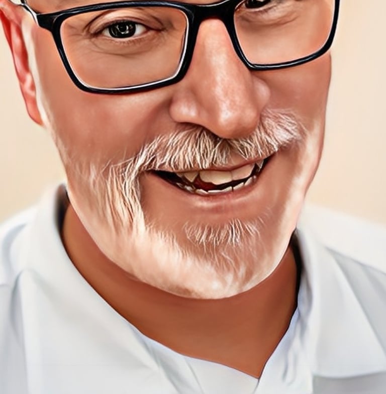 Mark Gillan close up portrait