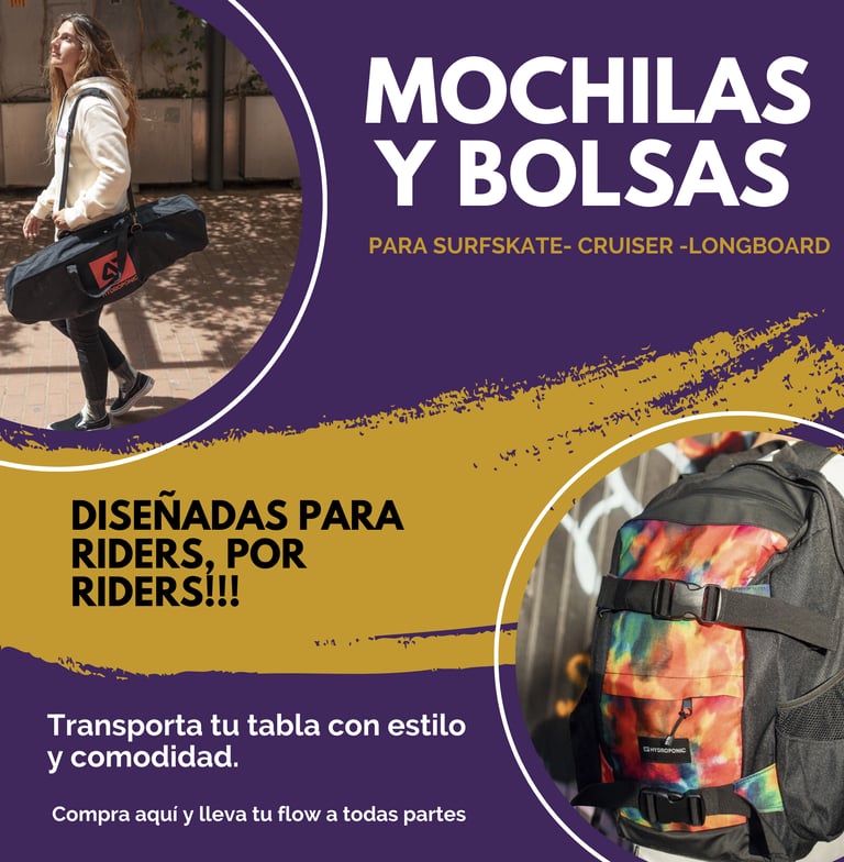 mochilas par skate y surfskate