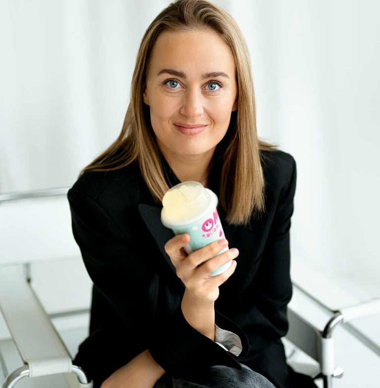 Ieva Jureviciene OMG Bubble Tea ikureja KURK PARK praneseja