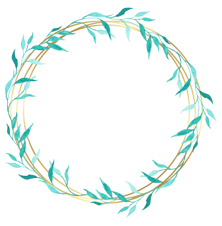 cadre décoratif feuilles